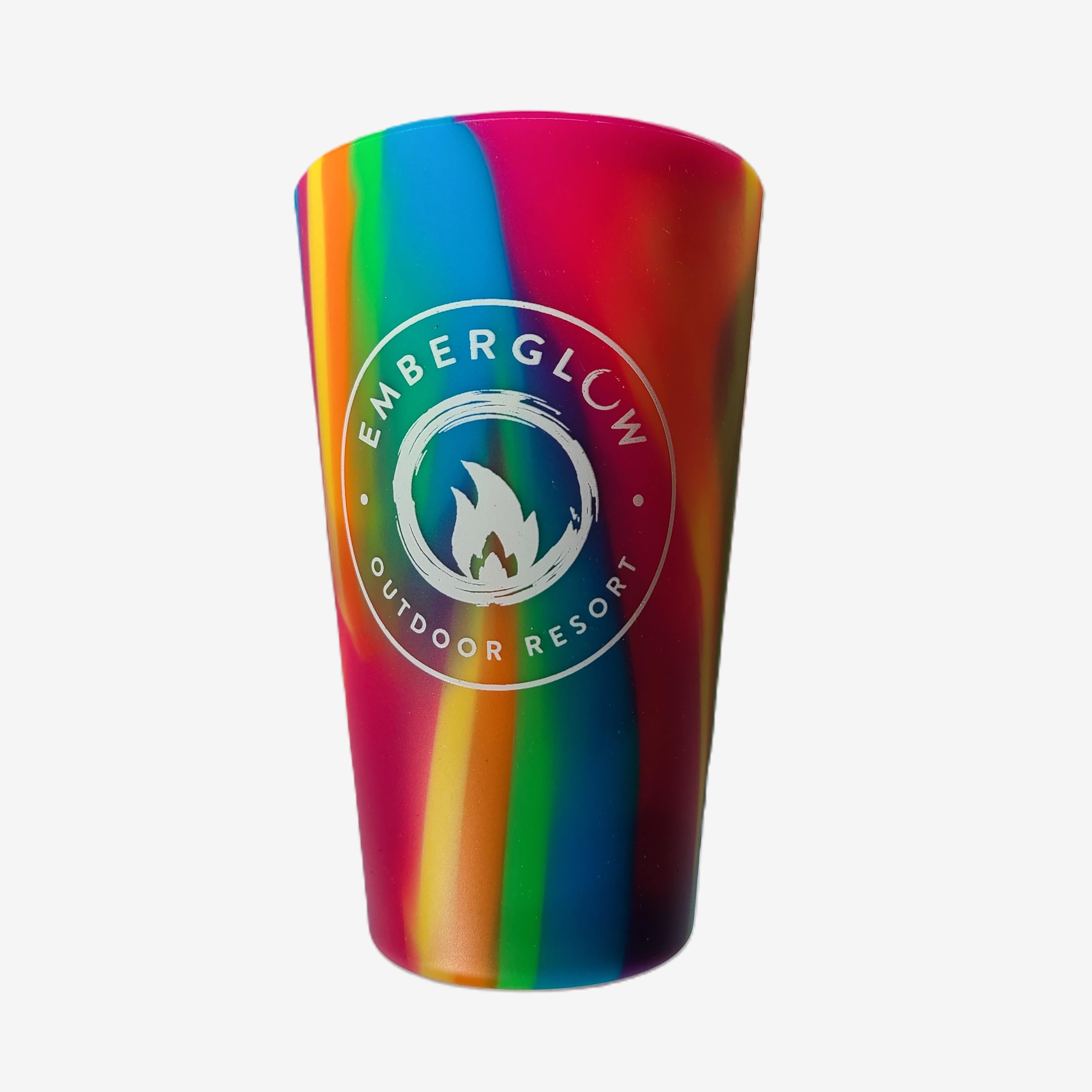 Hippy Drippy Emberglow Silicone PInt Glass
