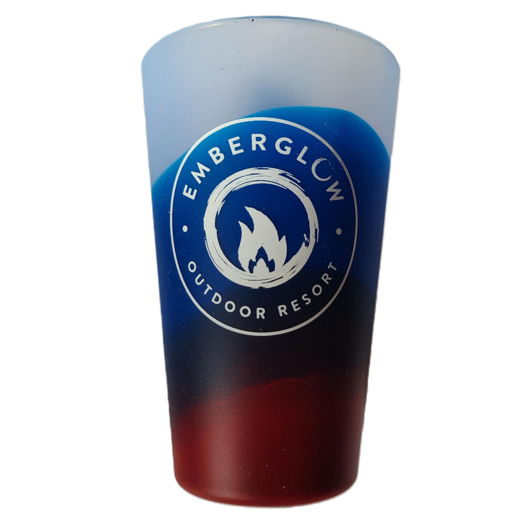 Americana Emberglow Silicone PInt Glass