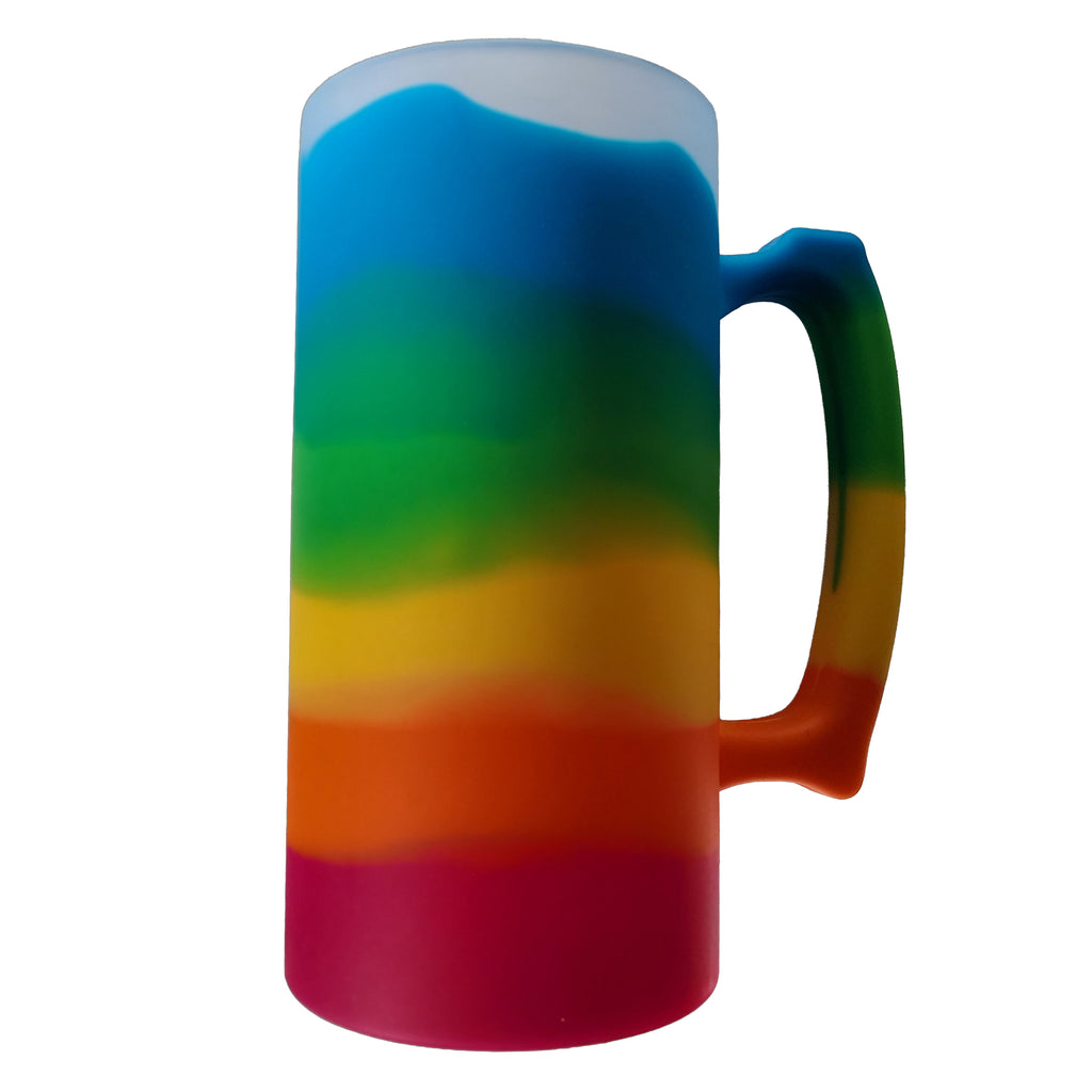 Rainbow Emberglow Silicone Beer Stein