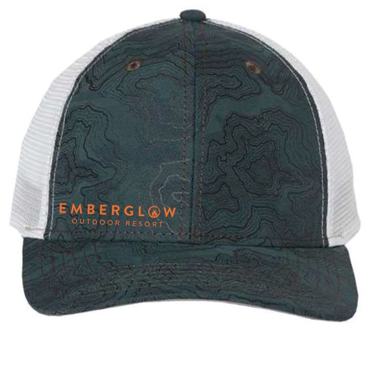 Green Elevation Map DriDuck Hat