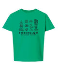 Youth Green with Black Icons Emberglow T-Shirt