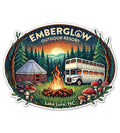 Emberglow Bus and Yurt Sticker